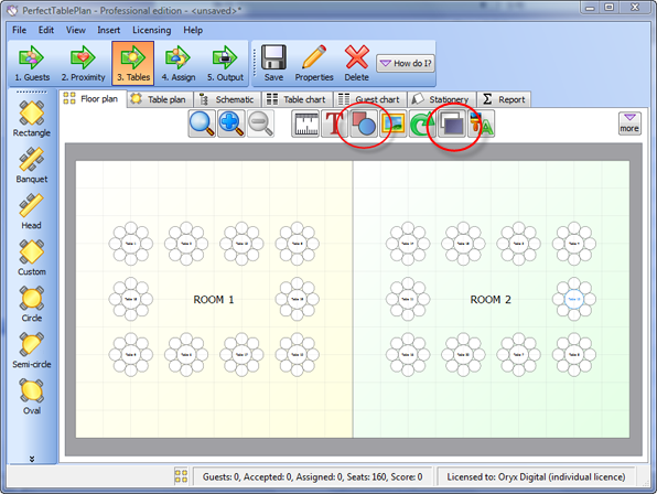 floorplan - multiple rooms